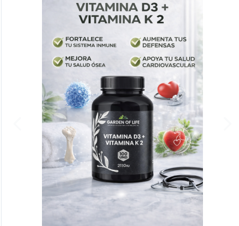 Vitamina D3 K2 - frasco