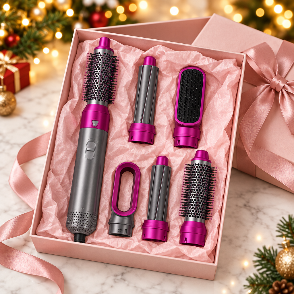 Cepillo secador y cabezales en caja de regalo