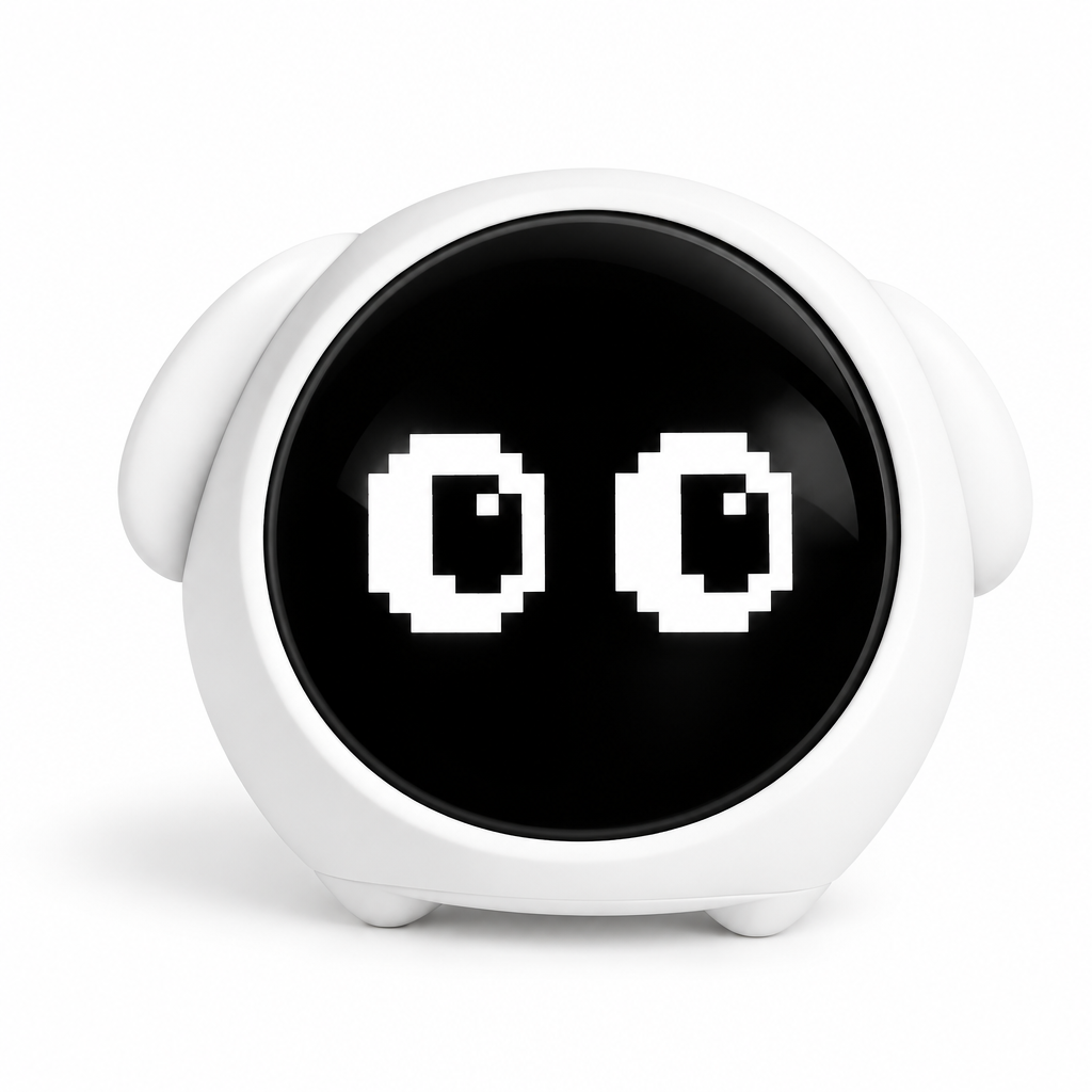 Despertador emoji con ojos animados