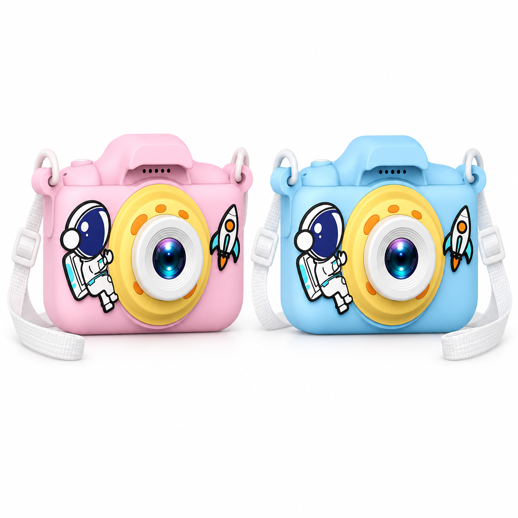 Cámaras de fotos para niños rosa y azul